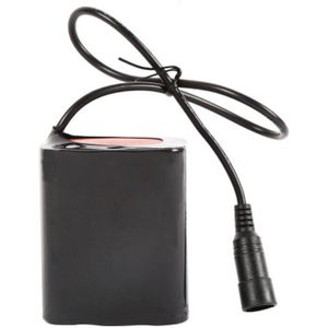 8.4V 13200Mah Fiets Koplamp Waterdichte Plastic Batterij T6 Koplamp Batterij 6 Lithium Batterij