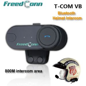 800M BT Motorhelm Intercomunicador Motocross Bluetooth Intercom Motorbike Interphone Moto Headset Freedconn TCOM-VB