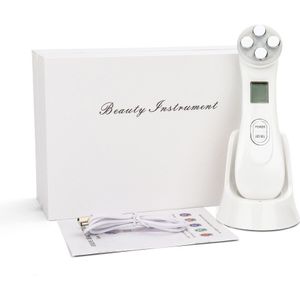 5in1 Rf & Ems Radio Mesotherapie Elektroporatie Gezicht Schoonheid Pen Radio Frequentie Led Photon Gezicht Huidverjonging Remover Rimpel