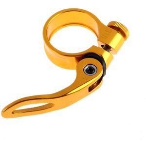 31.8Mm Mtb Fiets Fietsen Zadel Zadelpenklem Quick Release Qr Stijl Aluminium Onderdelen Fiets Accessoires