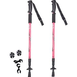 2 Stks/partij Nordic Walking Polen Verstelbare Trekking Poles Telescopische Scandinavische Wandelstokken Anti Shock Wandelen Stok