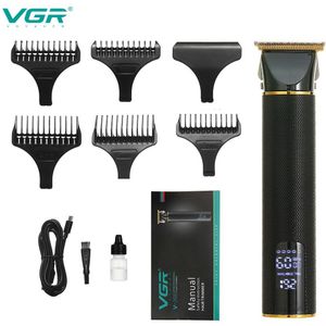 Vgr 085 Tondeuse Professionele Oplaadbare Persoonlijke Verzorging Vintage Graveren Schaar T9 Trimmer Usb Reductie Kapper Vgr V085
