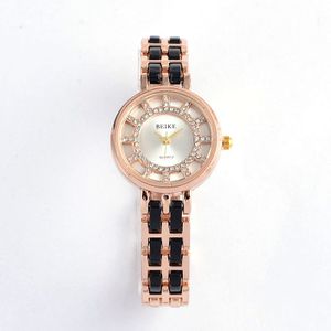 Luxe Armband Horloges Shining Parvenu Staal Vrouwen Horloges Strass Dames Jurk Horloge