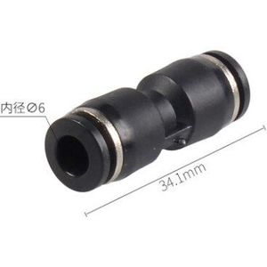 5 stuks Air Pneumatische 10mm 8mm 6mm 12mm 4mm OD Slang Tube One Touch Push in Rechte Gas Fittings Plastic Quick Connectors Fitting