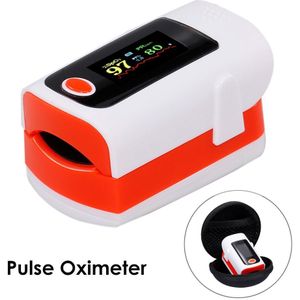 Vingertop Pulsoxymeter Bloedzuurstofverzadiging Pulse Intensiteit Monitor SpO2 Monitor Led Kleur Display Pulse Rate Monitor