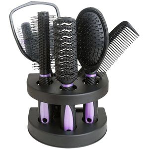 Kammen Spiegel Set Professionele Salon Haar Knippen Borstels Set Salon Kappers Styling Tool Houder Stand Set Dressing Kam