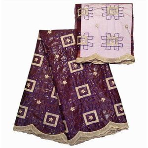 Wit afrikaanse stof Bazin riche getzner Bazin rijke stof met stenen nigeriaanse kant stoffen voor party dress