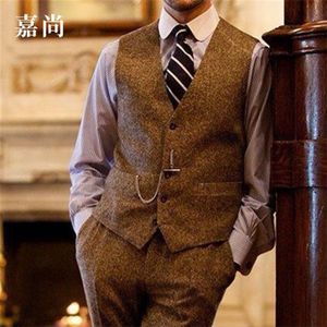 Solid Mens Pak Vest Smart Casual Slim Fit Leisure Mannelijke Gentleman Vest Voor Bruiloft Retro Vintage Victoriaanse Mannen Vesten Gilet