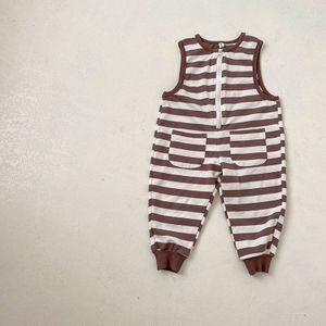 Milancel 2022 Lente Kids Kleding Leuke Meisjes Ovrealls Jongens Outfits Gestreepte Toevallige Kinderen Broek