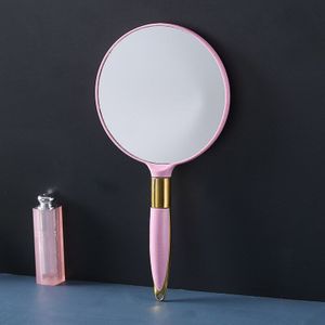 Vintage Handheld Make-Up Spiegel Hand Spiegel Spiegel Spa Salon Make Vanity Met Handvat Cosmetische Compacte Spiegel Voor Vrouwen