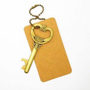 50 STUKS Hart flesopener sleutelhanger Vintage Bruiloft gunst en voor gasten doop aanwezig giveaway anniversary souvenir