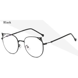 Vrouwen onregelmatige Brilmonturen Mode Kleine Bee Transparant Glazen Bijziendheid Verziend Lezen Bril Frame 5 Kleur N5