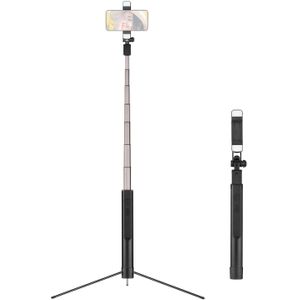 Alles In Een Multifunctionele Handheld Stabilizer Geïntegreerde Selfie Stok Statief Met Afneembare Fill-In Licht & Remote sluiter