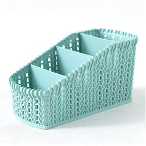 Hoomall Home Office Stationaire Opslag Container Doos Plastic Hollow Make Organizer 5 Grids Desktop Diversen Opslag Mand