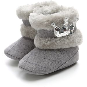 Baby Meisje Winter Warm Pluche Stevige Anti-Slip Laarzen Zachte Sneeuw Laarsjes Baby Peuter Pasgeboren Bebes Kinderen Kids Schoenen prewalkers