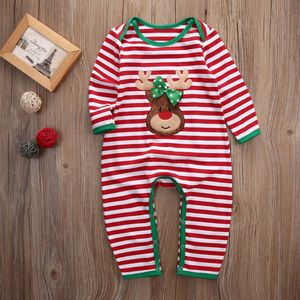 ONS Pasgeboren Baby Baby Boy Meisje 0-24M Kerst Romper Pyjama Kleding Outfit