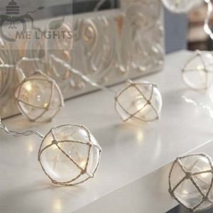 Batterij Aangedreven Clear Globe Fairy Lichtslingers gerlyanda Decoratieve LED Kerstverlichting voor Decoratie Guirlande
