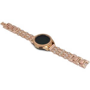 20 Mm Horloge Band Voor Samsung Gear S2/Galaxy Horloge 42 Mm Roestvrij Stalen Band Voor Galaxy Horloge Actieve rhinestone Chain Polsband