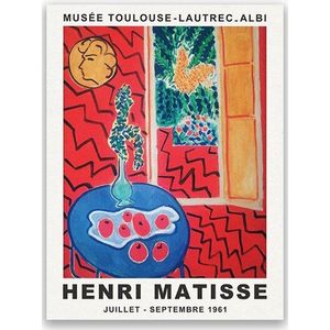 Matisse Tentoonstelling Abstracte Kunst Schilderen Posters En Prints Kunstenaar Museum Stilleven Art Woonkamer Decor