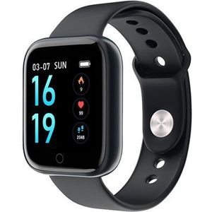 T80 Kleur Screen Smart Watch, Bloeddruk, Hartslag, Slaap Monitoring, Weerbericht, waterdichte Multi-Sport Armband