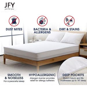 JFY RussianSmooth Waterdichte Matras CoverAnti Mijten Matras Bed CoverWaterproof Bed SheetBed BugProofMattressTopper