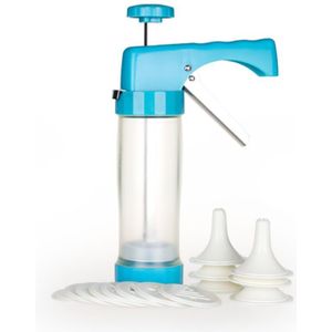Koekjes Persmachine Maken Mold Met 16 Cookie Mallen en 6 Nozzles Voor Cookies Druk Icing Sets Bakken Tools Biscuit maker h4