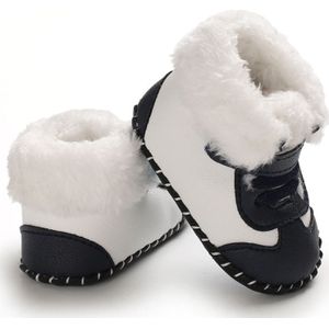 Pasgeboren Baby Meisjes Jongens Snowboots Winter Lederen Laarzen Baby Zachte Bodem Schoenen Baby PU Harige Warme Laarzen