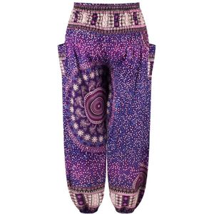 Thai Broek Baggy Harembroek Olifant Unisex Vrouwen Man Koord Hippy Been Wijde Broek Festival Yoga Broek One size