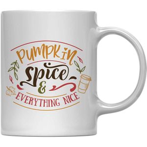 Pompoen Spice Leuke Halloween Pompoenen Mokken Cups voor Herfst Herfst Koffie Mok
