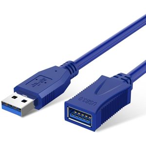 1.8M Usb Verlengkabel Usb 3.0 Kabel Voor Smart Tv PS4 Xbox Een Ssd USB3.0 2.0 Extender Data cord Mini Usb Verlengkabel