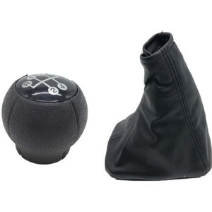 5 Speed Pookknop Handrem Grip Parking Gaiter Boot Cover Kraag Voor Opel Corsa C (01-06) tigra B (04-12) Combo C (01-11)