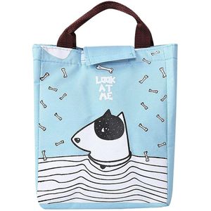 Draagbare Lunch Tas Leuke Cartoon Tote Picknick Geïsoleerde Koeler Voedsel Zakken Rits Organizer Lunchbox Vrouwen Meisjes School Voedsel Zakken