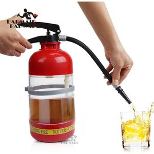 1.7 L Dorst Brandblusser Red Fire Novelty Drink Dispenser Rvs Cocktail Boston Bar Shaker