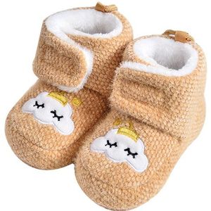 Peuter Schoenen Meisjes Baby 0-12 Maanden Baby Schoenen Peuter Herfst En Winter Zachte Bodem Plus Fluwelen Verdikking Mannen en Vrouwen Baby