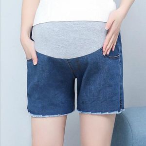 Zomer Moederschap Denim Shorts Plus Meststof Om M-5XL Zwangerschap Losse Shorts Dunne Gedeelte Lift Broek Voor Zwangere