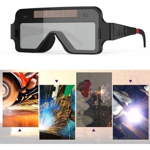 Solar Auto Verduistering Anti-Glare Lassen Bril Ogen Masker Bril DIN11 Duurzaam Automatische Licht Veranderen Argon Bescherming Helm