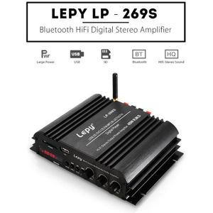 LP-269S Lepy Bluetooth Digitale Speler 2CH 45W HIFI Stereo Audio Power Thuis Multimedia Ondersteuning SD USB FM MP3 DVD zonder adapter