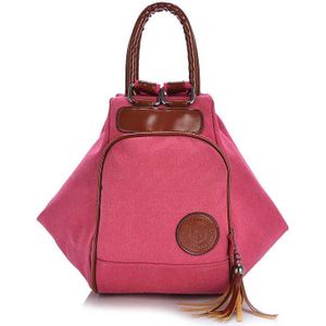 Backbags School Tiener Voor Meisje Canvas Vrouwen Back Pack Lady Knapzak Casual Classic Vintage Bagpack Met Tasse