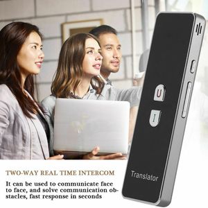 2-Way Draagbare Smart Voice Vertaler Instant 40 Taal Bluetooth Real-timeTranslation Leren Reizen Business Tekst vertaler