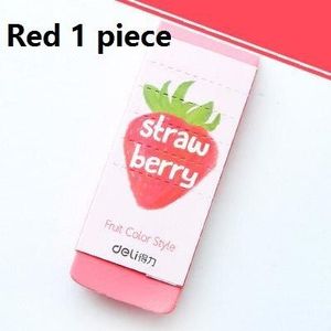 Super Big Size Zacht Plastic Gum Voor Studenten Fruit Kleur Potlood Ruber Gum Veiligheid Geen Geur 107x41 x 12.3mm Deli 71050