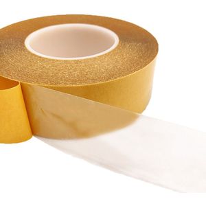 50M/Roll Pet Dubbelzijdig Super Sticky Plakband Hittebestendige 0.05Mm Dikke Transparante Pet Sterke Dubbele dubbelzijdige Tape