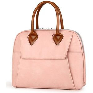 Waterdichte Laptop Tas Voor Notebook Tablet Vrouwen Schouder Handtas Roze Grijs Bedrijfsaktentas