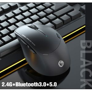 Sluit 3 Computers Draadloze Muis Spel Ergonomische Muis Rgb Optische Bluetooth Verbinding Usb Muizen Voor Windows Mac