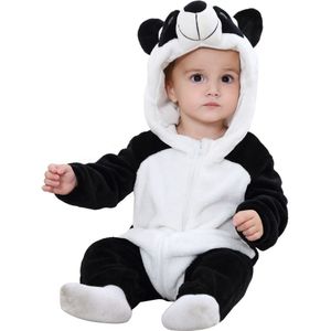 Purim Halloween Kostuums Baby Jongens Meisjes Cartoon Dier Panda Kostuum Onesie Kigurumi Baby Peuter Romper Jumpsuit Flanel
