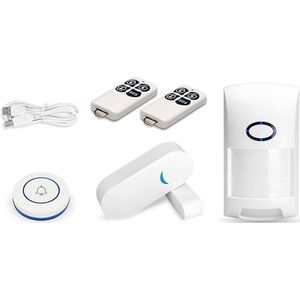 Wifi + Gsm + Gprs 3 In 1 Netwerk Intelligente Alarmsysteem Tuya App Afstandsbediening 433Mhz Thuis veilige Deurbel Voor Alexa Google