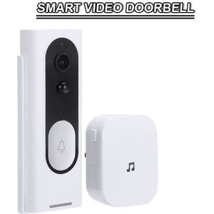 Draagbare Draadloze Smart Wifi Video Deurbel Praten Deur Ring Beveiliging Hd Camera Bell Met Plug-In Ontvanger