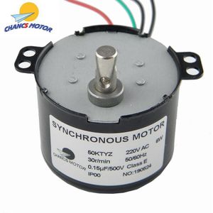 Chancs Ac Motor 220V 50Ktyz 1-100Rpm Synchrone Motor Geared 6W Micro Permanente magneet Motor