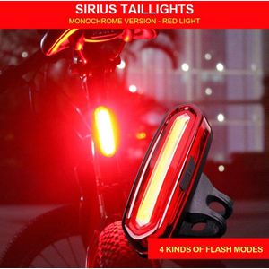 Bike Bicycle Lights Trail Bright USB Charge Bicycle Tail LED Cycle Bike Light Bike USB Charging Waterproof Safety Taillight