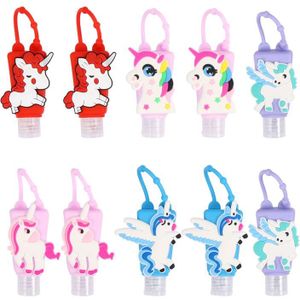 Cartoon Silicone30ML Mini Handdesinfecterend Lege Fles Draagbare Reizen Flessen Kinderen Zeepdispenser Hand Gel Houder Voor Kinderen