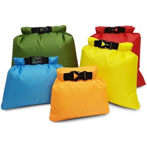 5 Pcs Waterdichte Tas Set Opslag Roll Top Dry Bag Set Voor Schaatsen Camping Varen Zeilen Surfen Vissen Waterdichte Droge tas